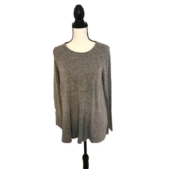 Anthropologie Postmark Heathered Long-Sleeve Swing Top - Size Small - Picture 1 of 8